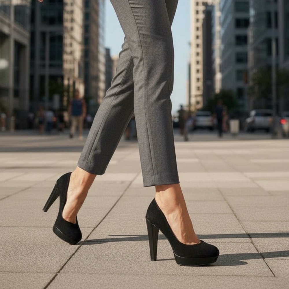 French Connection Black Heels for Women